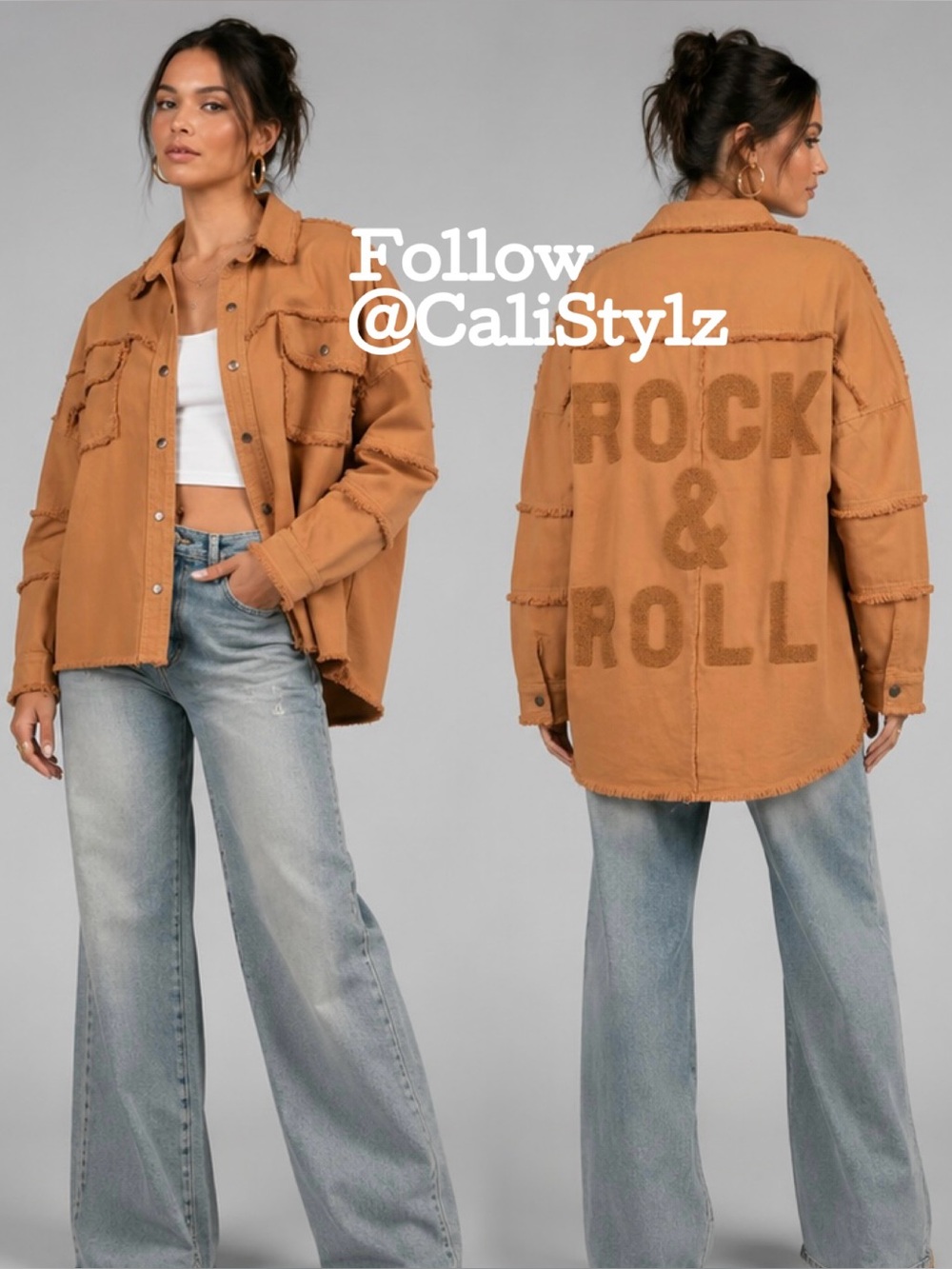 🤎 NWT! Elan Sherpa Embroidered Rock &
Roll Jacket